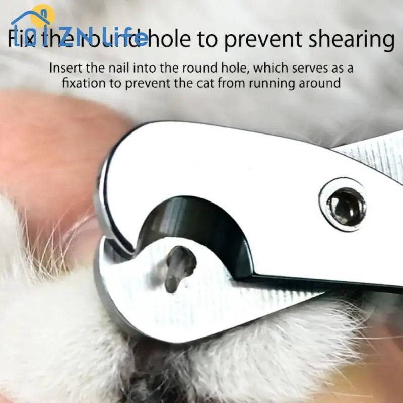 cat nail clipper with safety guard
