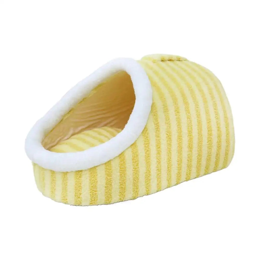 Cat Cave For Indoor Cats Medium Large Cats Cave Bed Cozy Slipper For Indoor Pets Cozy Pet Hideaway Bed Cute Covered Cat Bed With